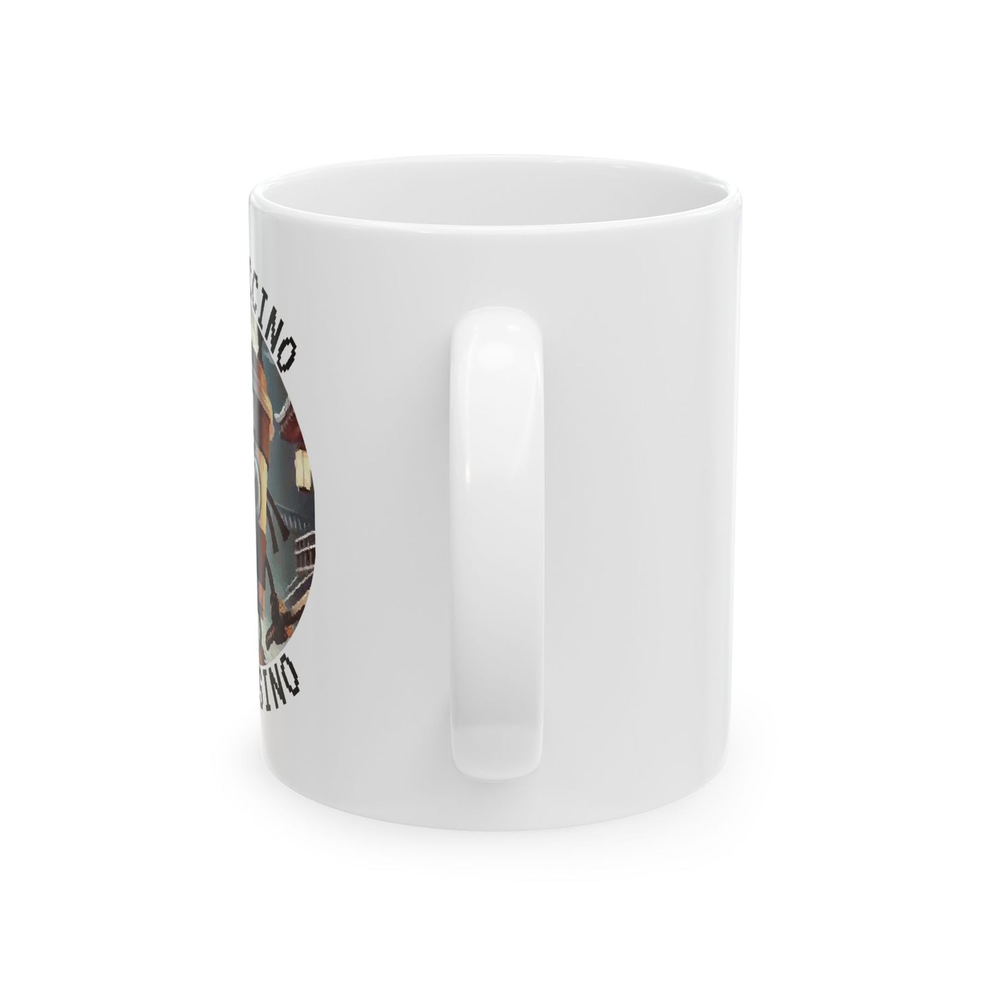 Funny Cappuccino Assassino Ceramic Mug - 11oz