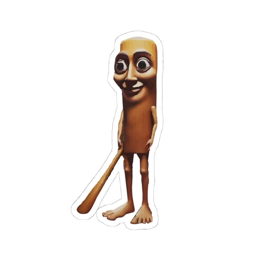 Tung Tung Sahur Kiss-Cut Goofy Sticker